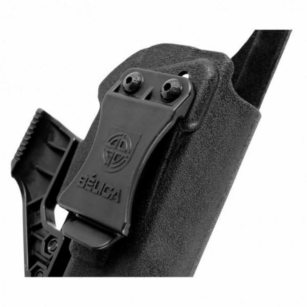 Coldre Polmero Blica Velado Forrado - Glock G17 G19 Preto - Canhoto